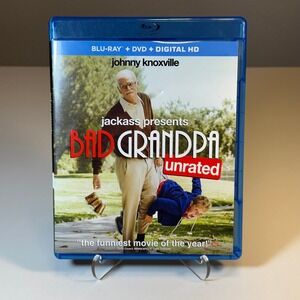 Jackass Presents Bad Grandpa Blu Ray DVD Digital‎ HD Unrated Johnny Knoxville
